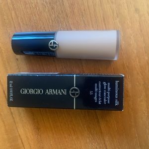 Armani silk face and concealer 5.5 full size! Med, peach undertone .4oz